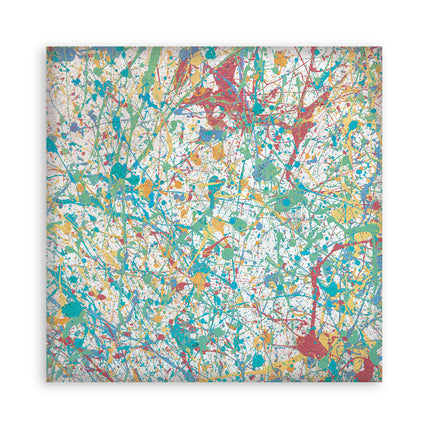 8”x8” (20.3x20.3 cm) Paper Pad 10 double sided printed Backgrounds sheets - Furry Friends 2