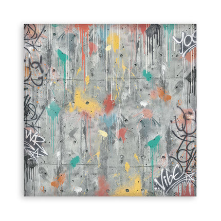 8”x8” (20.3x20.3 cm) Paper Pad 10 double sided printed Backgrounds sheets - Furry Friends 2