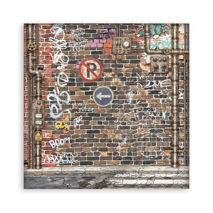 8”x8” (20.3x20.3 cm) Paper Pad 22 single sided printed paper sheets - Furry Friends 2