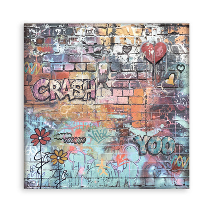 12”x12” (30.5x30.5 cm) Paper Pad 22 single sided printed paper sheets - Furry Friends 2