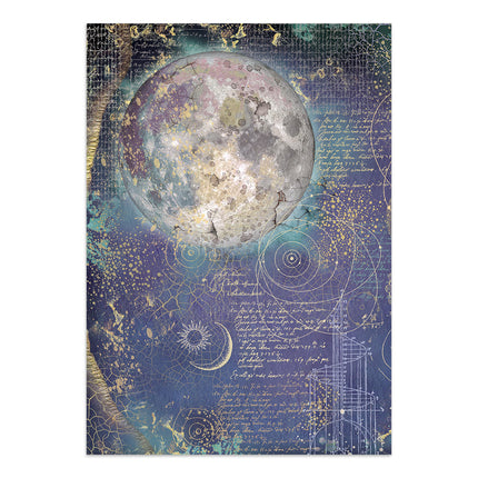 Printed Art Junk journal: stickers, cut-outs, backgrounds for Art and Craft - Cosmos