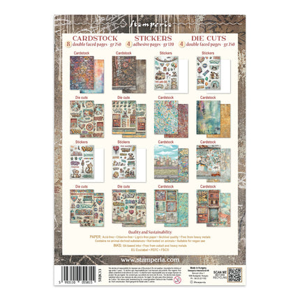 Printed Art Junk journal: stickers, cut-outs, backgrounds for Art and Craft - Furry Friends 2