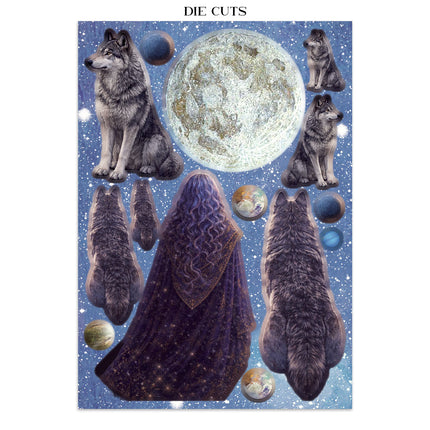 Printed Art Junk Journal Focus Points for Art and Craft A5 -Cosmos