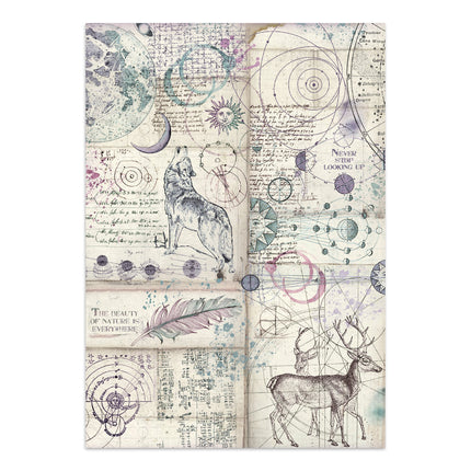 Printed Art Junk Journal Focus Points for Art and Craft A5 -Cosmos