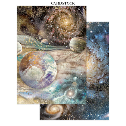 Printed Art Junk Journal Focus Points for Art and Craft A5 -Cosmos