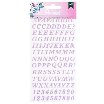 Dreamer Puffy Alpha Sticker (120 Stück)