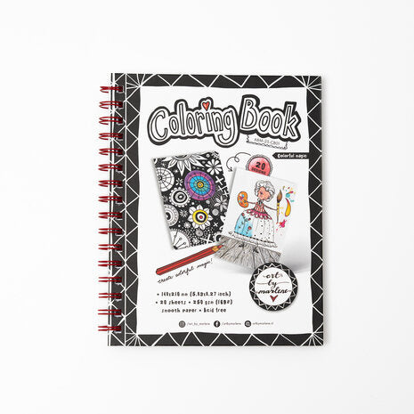 Buntes Magic A5 Malbuch (ABM-25-CB01)