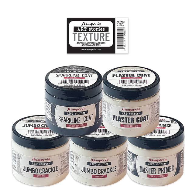 Texture Paste Auswahl 5 Stk. x ml 200