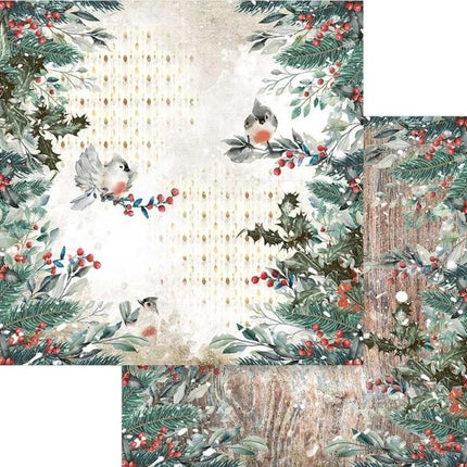 Scrapbooking Double - Romantische Weihnachtsvögel