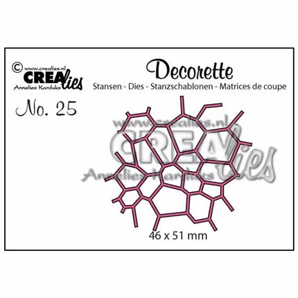 Crealies Decorette Stanzform Nr.25 Mosaik