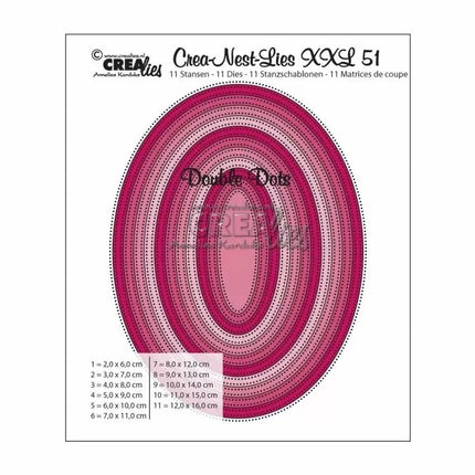 Crea-Nest-Lies XXL Stanzform Nr.51 Ovale