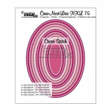 Crea-Nest-Lies XXL Stanzform Nr.75 Oval