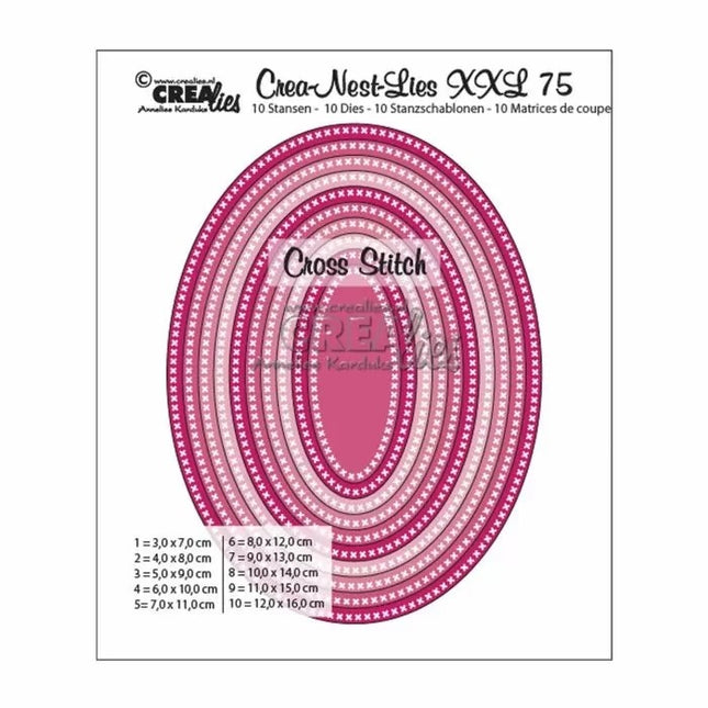 Crea-Nest-Lies XXL Stanzform Nr.75 Oval