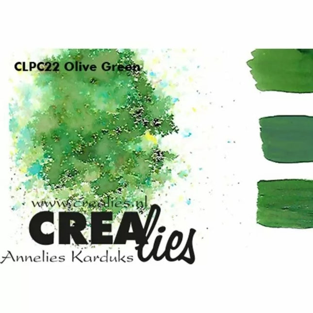 Crealies • Pigment Colorzz Olivgrün