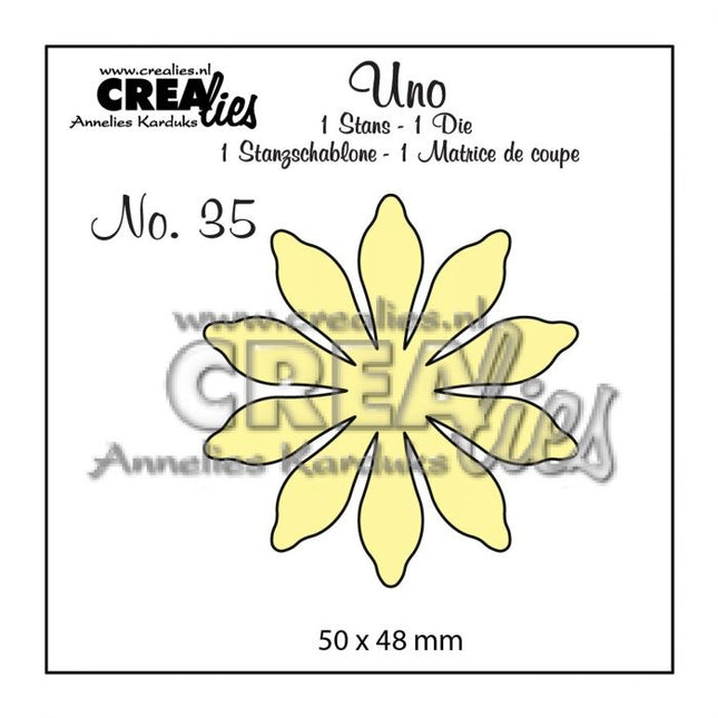 Crealies • Uno Stanzform Nr.35 Blumen 17