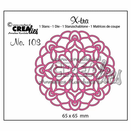 Crealies X-tra Stanzform Nr.103 Mandala C