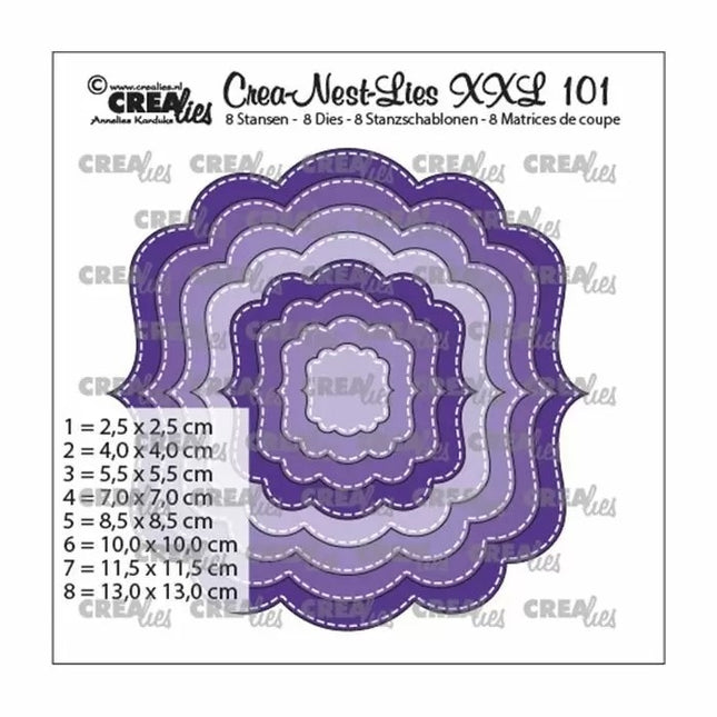 Crealies • Crea-Nest-Lies XXL Fantasieform B