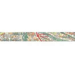 Dekoband cm. 1,5x10m - Landkarten