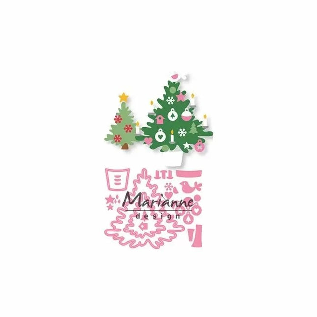 Marianne Design • Collectables Stanz- und Präge-Schablone Elines Weihnachtsbaum