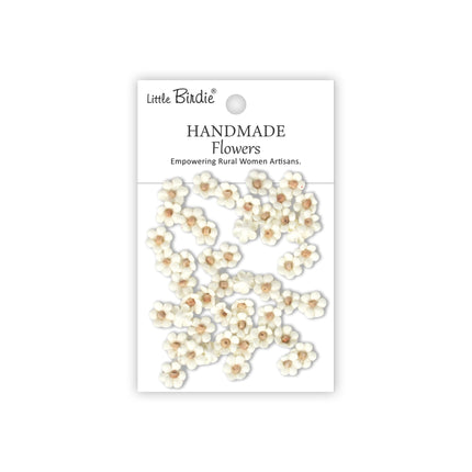 Handgemaakte Bloemen Esme - Ivory Pearl 50pc