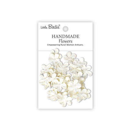 Handgemaakte Bloemen Pearl Petites - Ivory Pearl 30pc