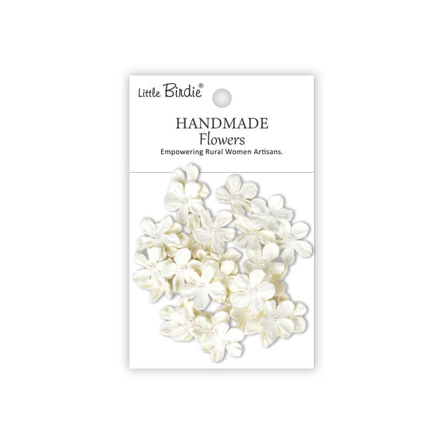 Handgemaakte Bloemen Pearl Petites - Ivory Pearl 30pc