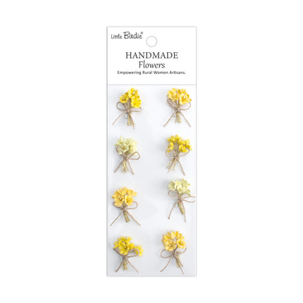 Handgemaakte Bloemen Bouquet - Sunshine 8pc