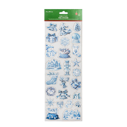 Peel-Off Foil Sticker - Festive Winter ca. 13.75 x 5in 1 vel