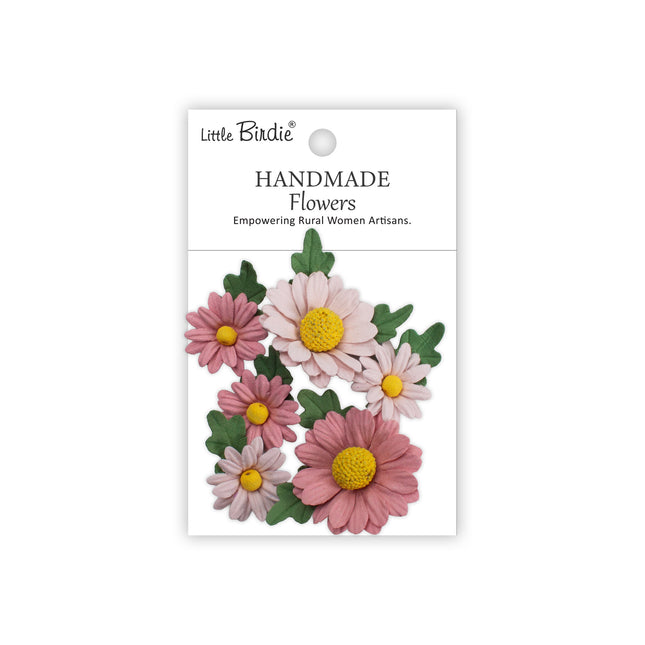 Handgemaakte Bloemen Anya - Pink Passion 6pc