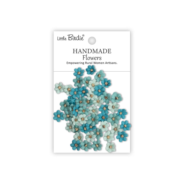 Handgemaakte Bloemen Esme - Misty Sky 50pc