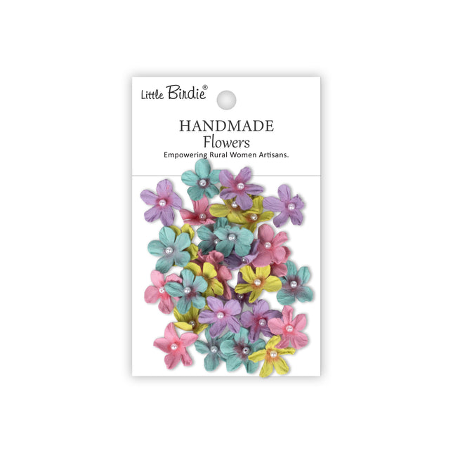 Handgemaakte Bloemen Pearl Petites - Pastel Petals 30pc