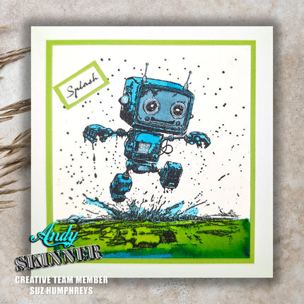 Andy Skinner Vorgefertigter Gummistempel Botology Rainy Day (CEASR066)