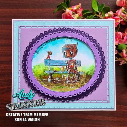 Andy Skinner Vorgefertigter Gummistempel Botology Spread A Little Kindness (CEASR065)