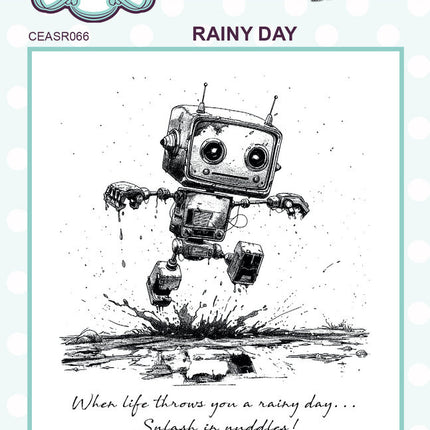Andy Skinner Vorgefertigter Gummistempel Botology Rainy Day (CEASR066)