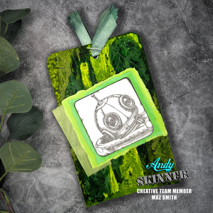 Andy Skinner Vorgefertigter Gummistempel Botology Wash Your Worries Away (CEASR070)