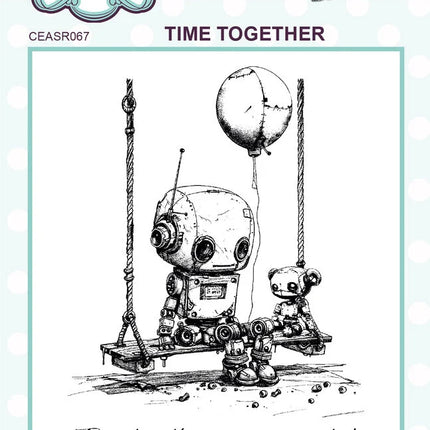 Andy Skinner Vorgefertigter Gummistempel Botology Time Together (CEASR067)