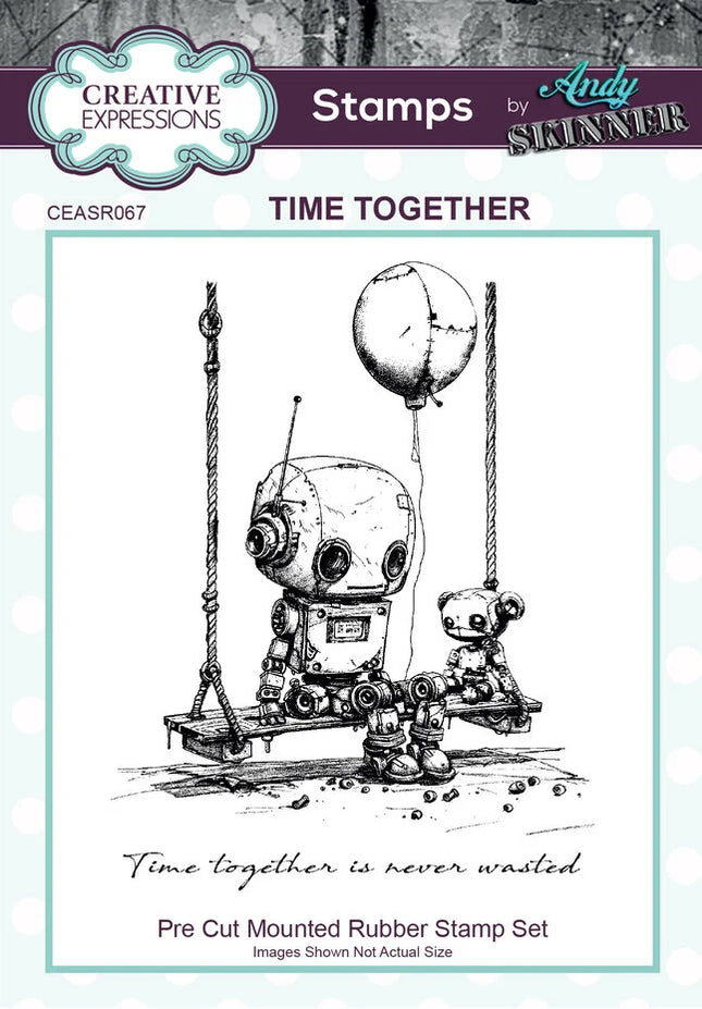 Andy Skinner Vorgefertigter Gummistempel Botology Time Together (CEASR067)