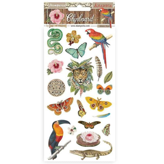 Chipboard 15x30 cm - Amazonia