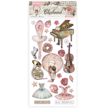 Chipboard 15x30 cm - Passion