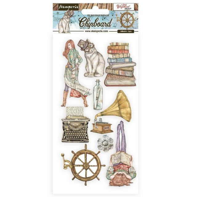Chipboard 15x30 cm - Lady Vagabond Lifestyle Elemente