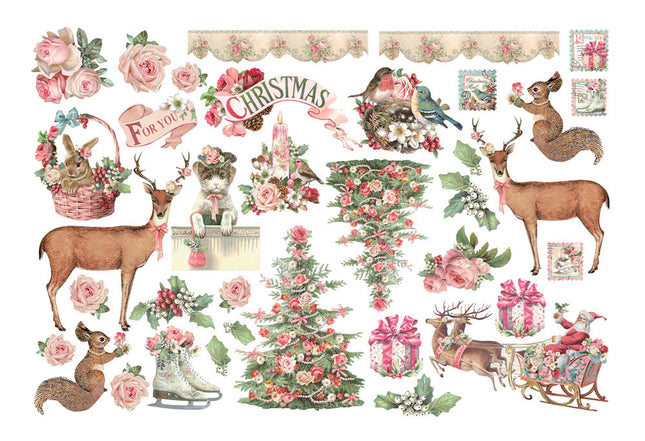 Ephemera - Pink Weihnachten