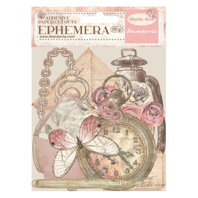 Ephemera - Shabby Rose