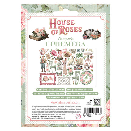 Bedruckte dekorative Ephemera für Kunst und Handwerk - House of Roses