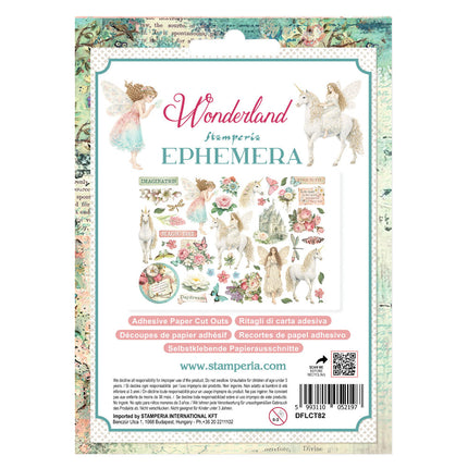 Bedruckte dekorative Ephemera für Kunst und Handwerk - Wonderland