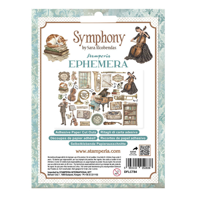 Bedruckte dekorative Ephemera für Kunst und Handwerk - Symphony