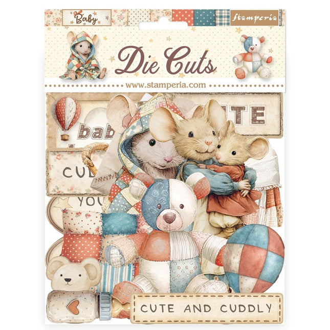 Verschiedene Stanzteile - Baby