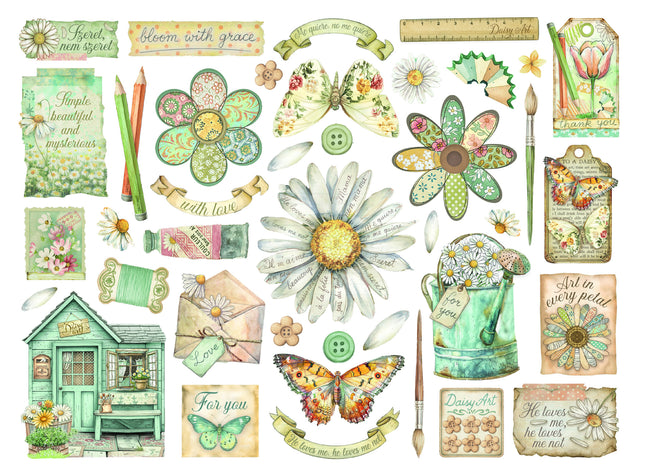 Verschiedene Stanzteile - Daisy Art