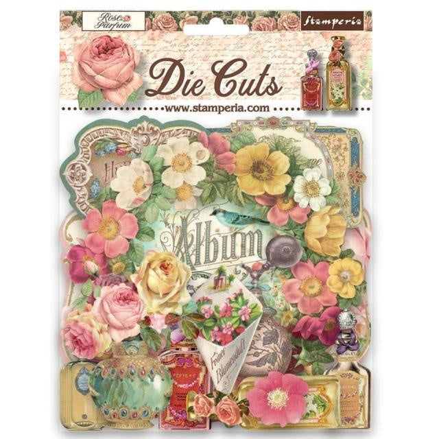 Stanzteile assortiert - Rose Parfum