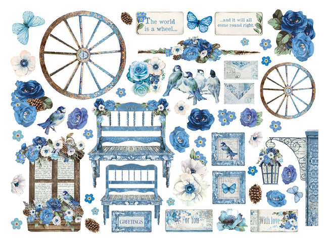 Stanzteile gemischt - Blue Land