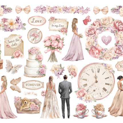 Ausgestanzte Motive gemischt - Romance Forever Ceremony Edition